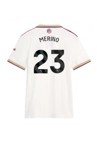 Arsenal Mikel Merino #23 Jalkapallovaatteet Naisten Kolmaspaita 2025-26 Lyhythihainen